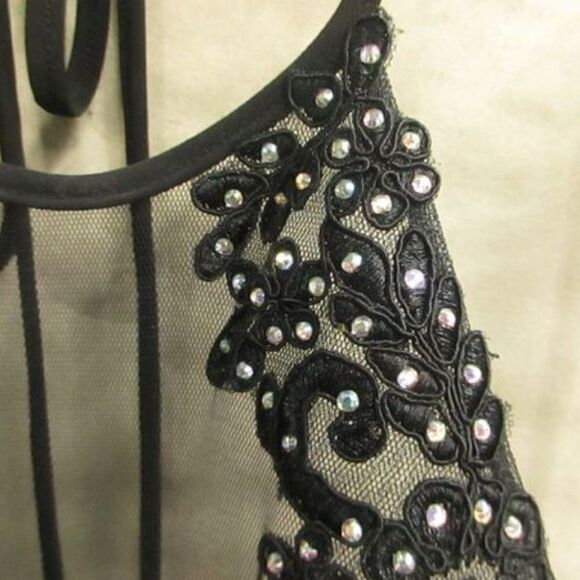 Party/Formal Gown Dress Size 11 NWT Blondie Nites Mardi Gras - Picture 3 of 8